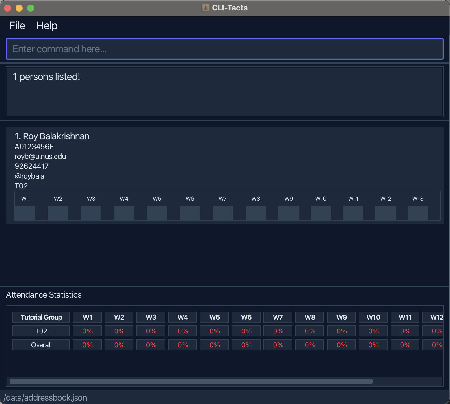 find by telegram handle filter